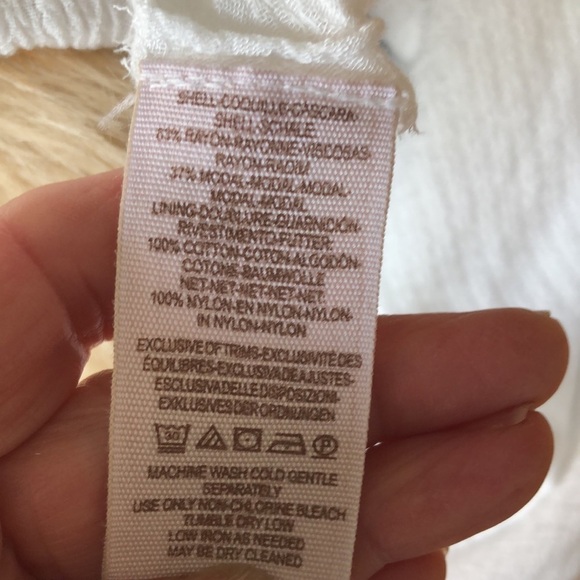 Free People Mid Dolman Sleeve Elastic Waist Embroidered on Netting Bodice S/SP - Picture 13 of 13